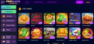 PKR Slots All games